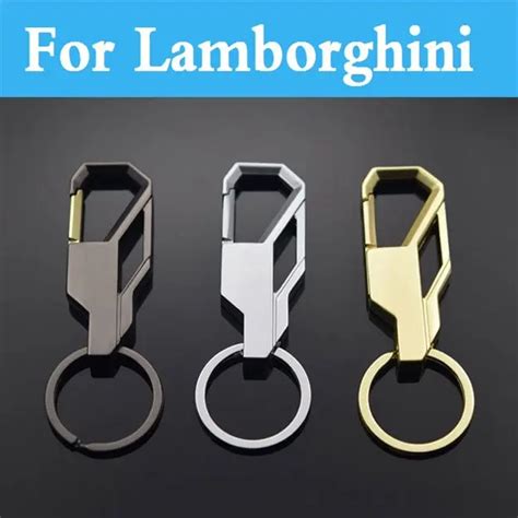 1Pcs Metal 13D Car Keychain Key Chain Key Ring For Lamborghini ...