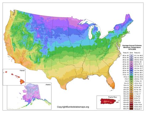 US Hardiness Zone Map | Hardiness Zone Map of the USA