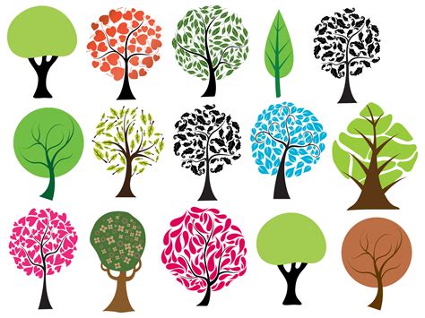 Trees Vectors, Brushes, PNG, Pictures and Shapes - Free Downloads and Add-ons for Photoshop