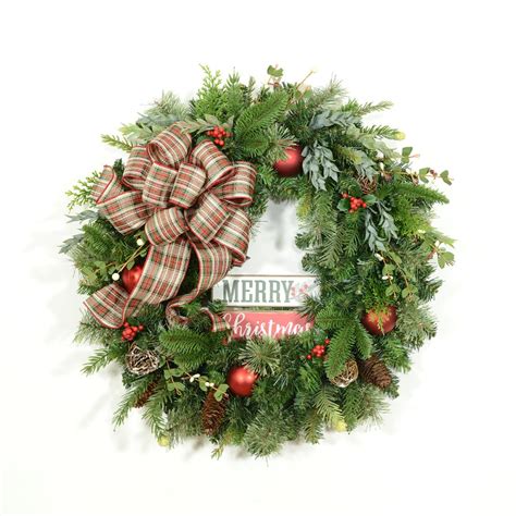 Very Merry Christmas Wreath - Wreaths Unlimited