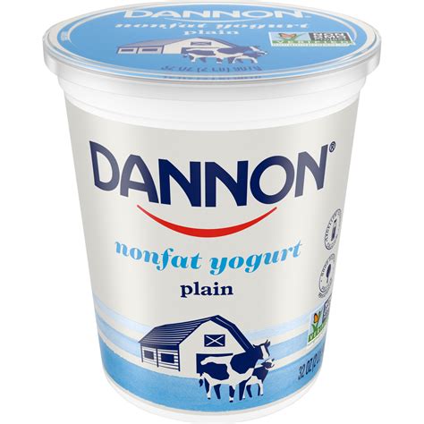 Dannon All Natural Non-Fat Plain Yogurt - Shop Yogurt at H-E-B