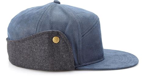 Lyst - Forever 21 Coated Earflap Cap in Blue for Men