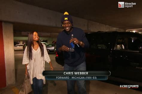 Chris Webber Appears at National Championship Game to Support Michigan ...