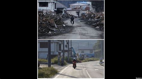 En fotos: el antes y el después del tsunami en Japón - BBC News Mundo