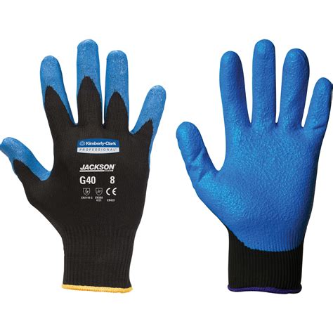 Jackson Safety, KCC40225, G40 Nitrile Coated Gloves, 24 / Pack, Blue ...