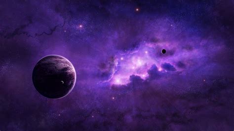 Purple Planets Wallpaper (35 Wallpapers) – Wallpapers For Desktop ...