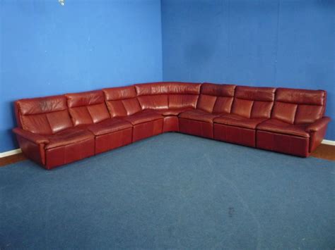 Modular Red Leather Sofa, 1970s | Red leather sofa, Leather sofa, Red leather