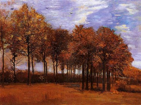 Autumn Landscape - Vincent van Gogh | AllPainters.org