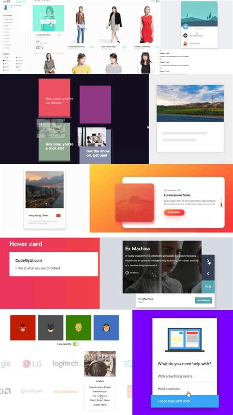 80 Card UI Design Inspiration - HTML & CSS Snippets Ξ Page 5 Of 9 Ξ ...