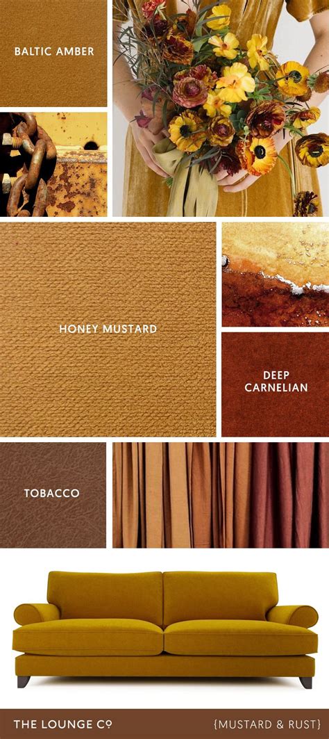 Colour Combinations | Mustard & Rust | Colour Combination For Living Room | Bedroom Colors An ...