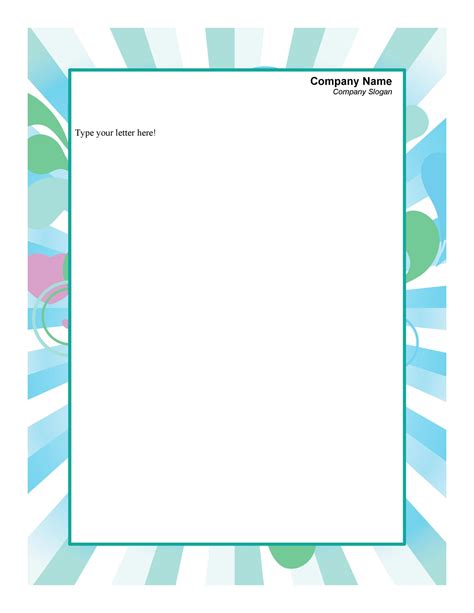 Personal Letterhead Template Free Download