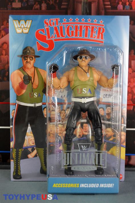 Mattel SDCC 2021 Exclusive - WWE Ultimate Edition Sgt. Slaughter Figure ...