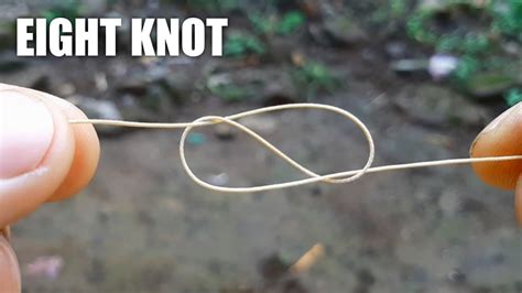 Tieying hook in a figure 8 Loop Knot | Super Strong fishing knot - YouTube