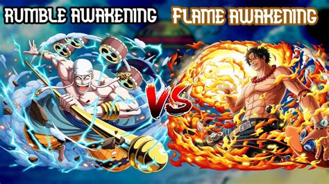 BLOX FRUITS RUMBLE AWAKENING vs FLAME AWAKENING - YouTube