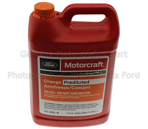 Ford Motorcraft Orange Antifreeze Coolant