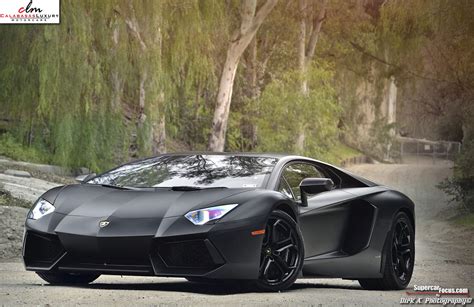 Matte Black Lamborghini Aventador LP700-4 | Lamborghini aventador lp700 ...