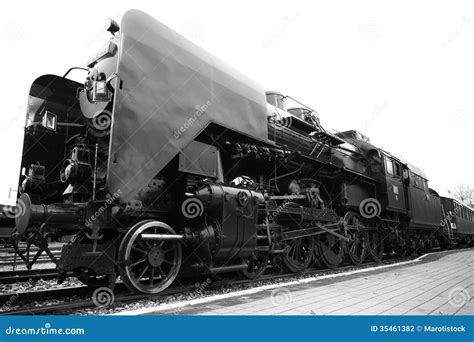 Old steam train stock photo. Image of industry, black - 35461382