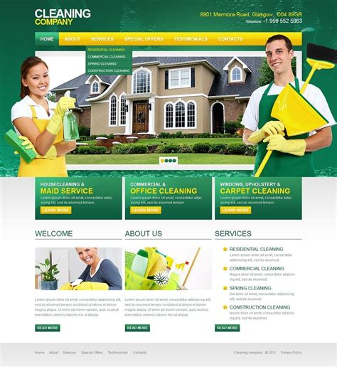 Clean Website Templates