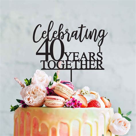 40th Anniversary Cakes