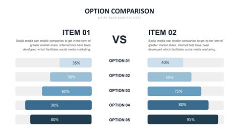 Comparison slide templates | Biz Infograph