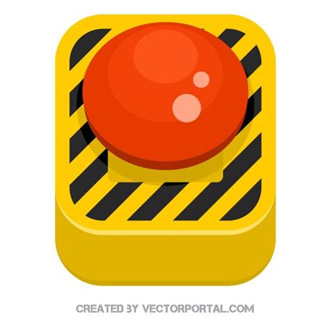 Panic button Royalty Free Stock SVG Vector and Clip Art