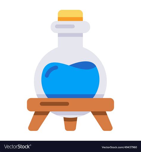 Chemical flask Royalty Free Vector Image - VectorStock