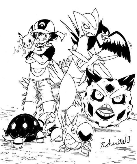 Ash Hoenn Team | Pokemon firered, Pokemon teams, Pokemon tattoo