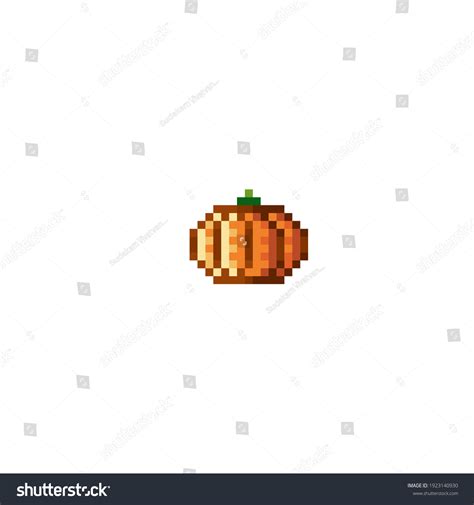 Halloween Pumpkin Pixel Art Pumpkin Pixels Stock Vector (Royalty Free ...