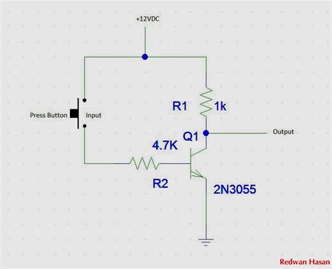 Simple Circuit Diagram Of Not Gate