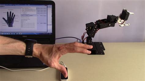 Gesture Control Robotic Arm