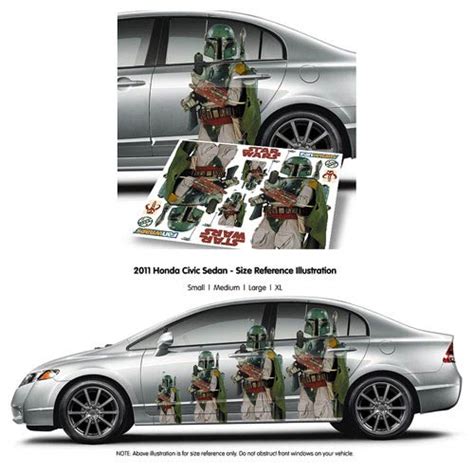 Star Wars Boba Fett FanWraps Car Decal - Entertainment Earth