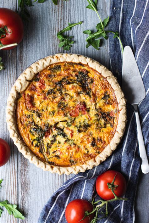 Roasted Tomato Quiche recipe - superman cooks