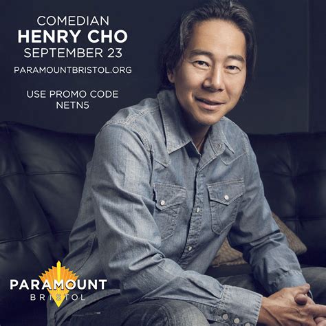 Comedian Henry Cho at Paramount Bristol Sept. 23. Use our code for $5 off tickets. | Comedians ...