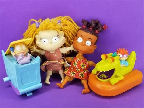 Vintage Rugrats Burger King Toys 1997 1998 Reptar Nickelodeon Plush 90s ...