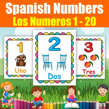 Spanish Numbers Flashcards 1-20 l Printable worksheets for kids l Los ...