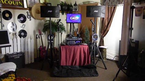 Complete professional karaoke system karaoke equipment karaoke audio system - YouTube