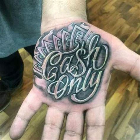 Tattoo uploaded by Ocelotl • #Dollar #Caligraphy #CashOnly • Tattoodo