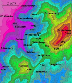 Topographic Map for Earth Science