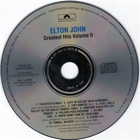 Elton John - Greatest Hits Volume II (1977) / AvaxHome