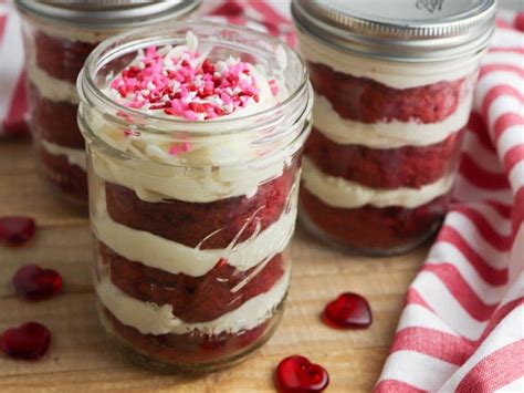 Red Velvet Cake in a Jar - Boxed Cake Mix and Quick Homemade Icing