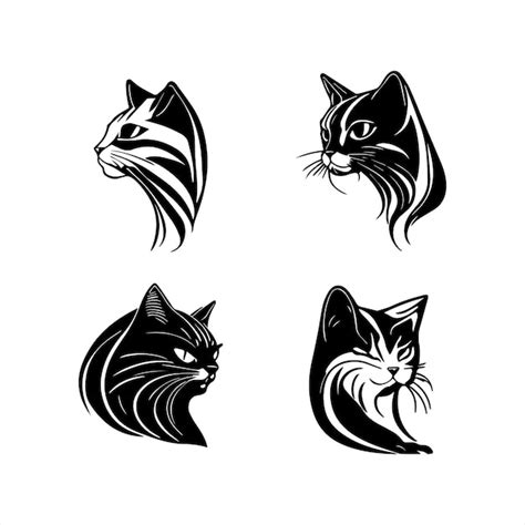 Premium Vector | Cat logo vector