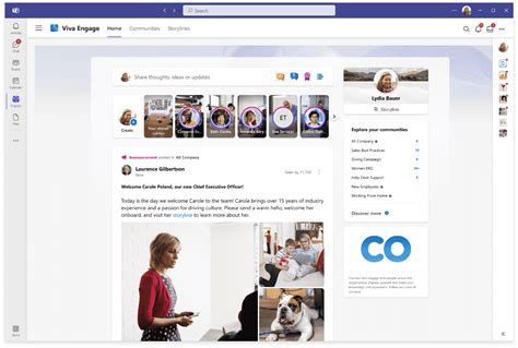 Viva Engage brings social media capabilities to Microsoft Teams