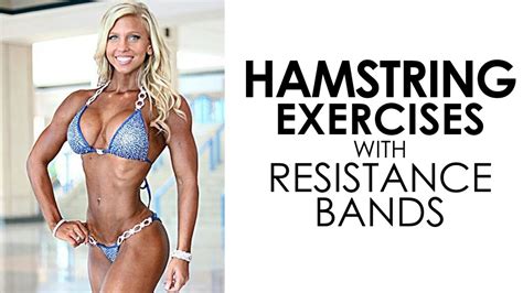 Hamstring Exercises with Resistance Bands - YouTube