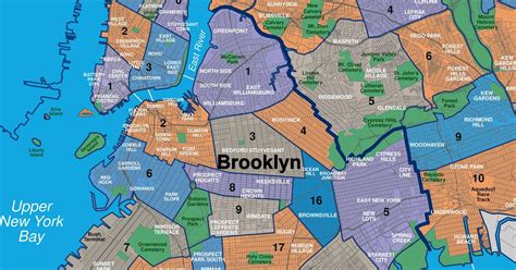 Neighborhood Map Of Brooklyn - Spain Map