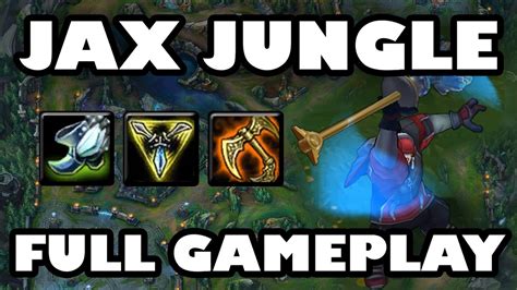 Jax Jungle Burst Build | Full Gameplay from Livestream [7.6] - YouTube