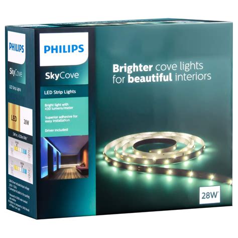 5 M One Color Philips Sky Cove 28 W LED Strip Lights, For Decoration, 220 V at Rs 1000/piece in ...