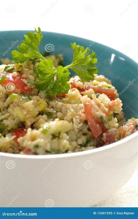 Kuskus Salad stock image. Image of fresh, salad, parsley - 12401595