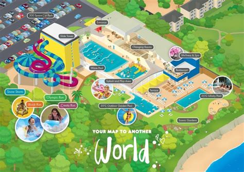 Alpamare Waterpark Scarborough - Map - The Sands