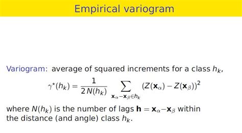 How to interpret the results of a variogram analysis?