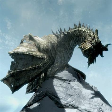 Skyrim Paarthurnax Statue